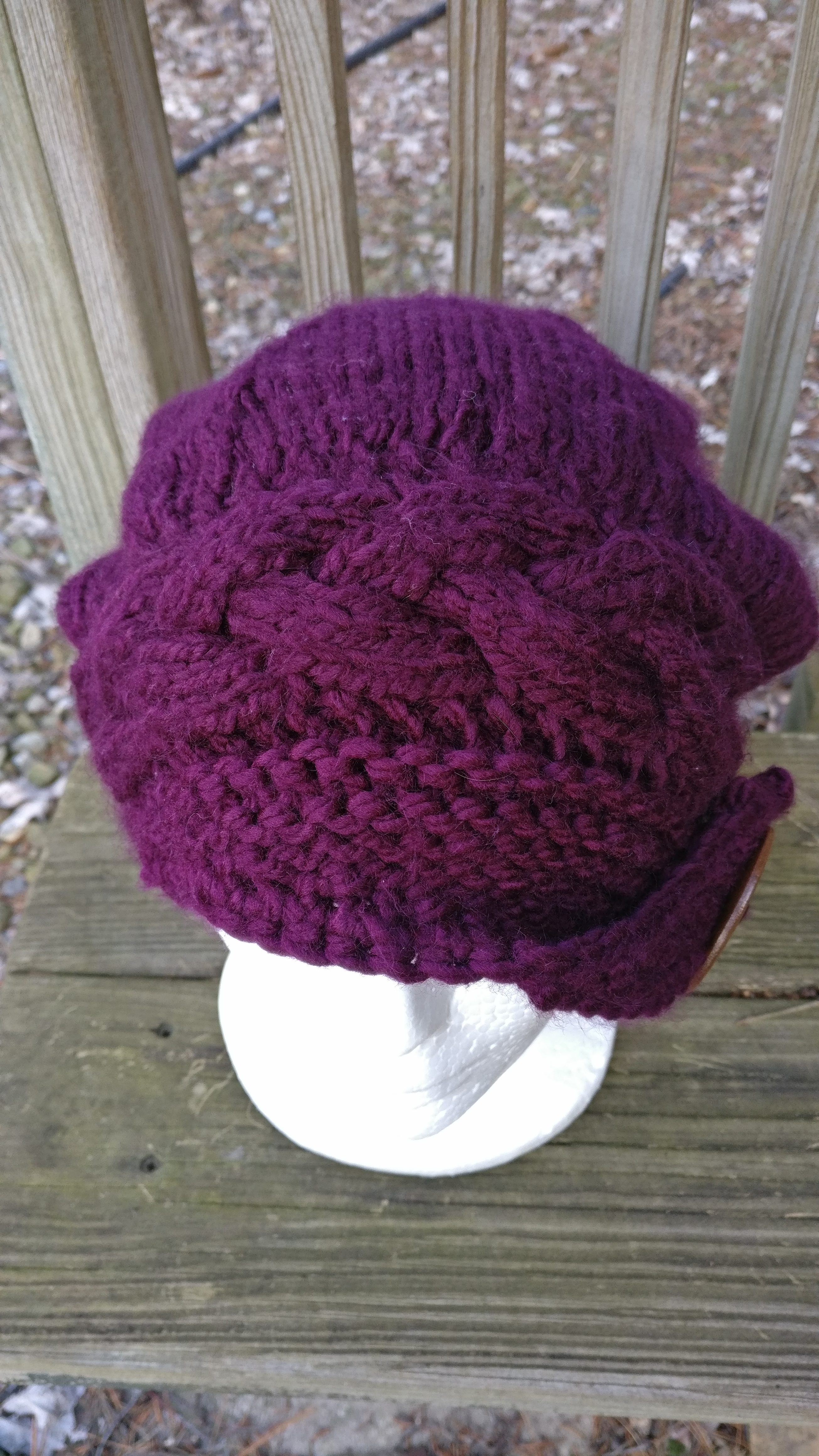 How to Crochet Brims onto Hats Made on the Sentro Knitting Machine Method 2  